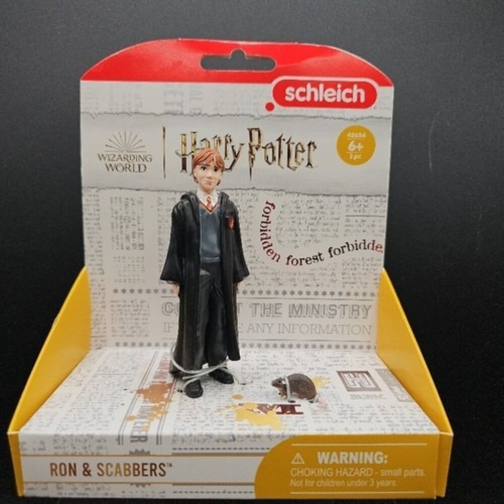 Schleich Wizarding World Harry Potter Ron & Scabbers Figure Collectible